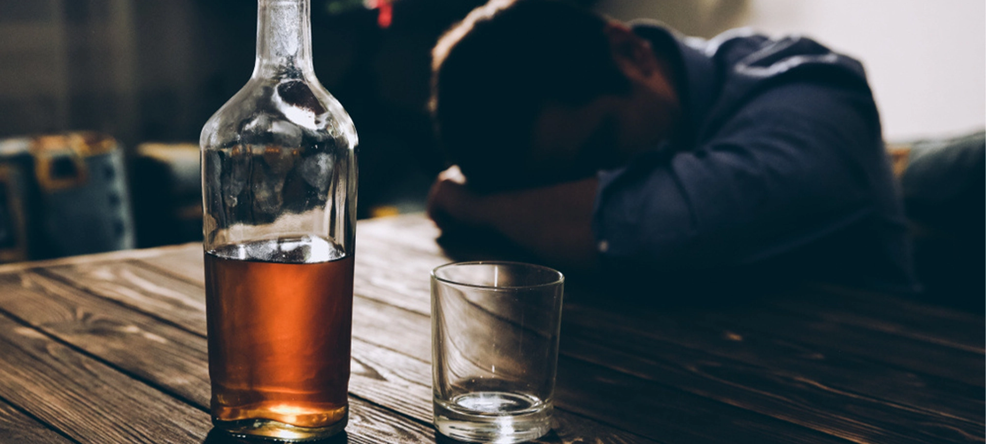 alcohol addiction concept