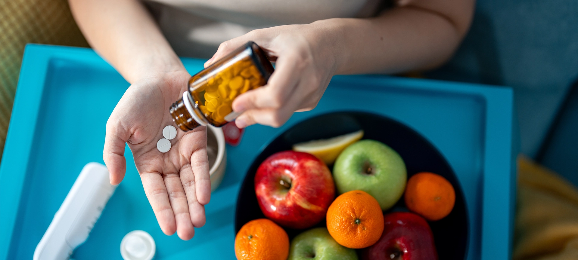 drug detox medicine and fruits